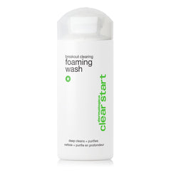 Dermalogica Clear Start bottle highlights gentle acne cleanse for clearer skin