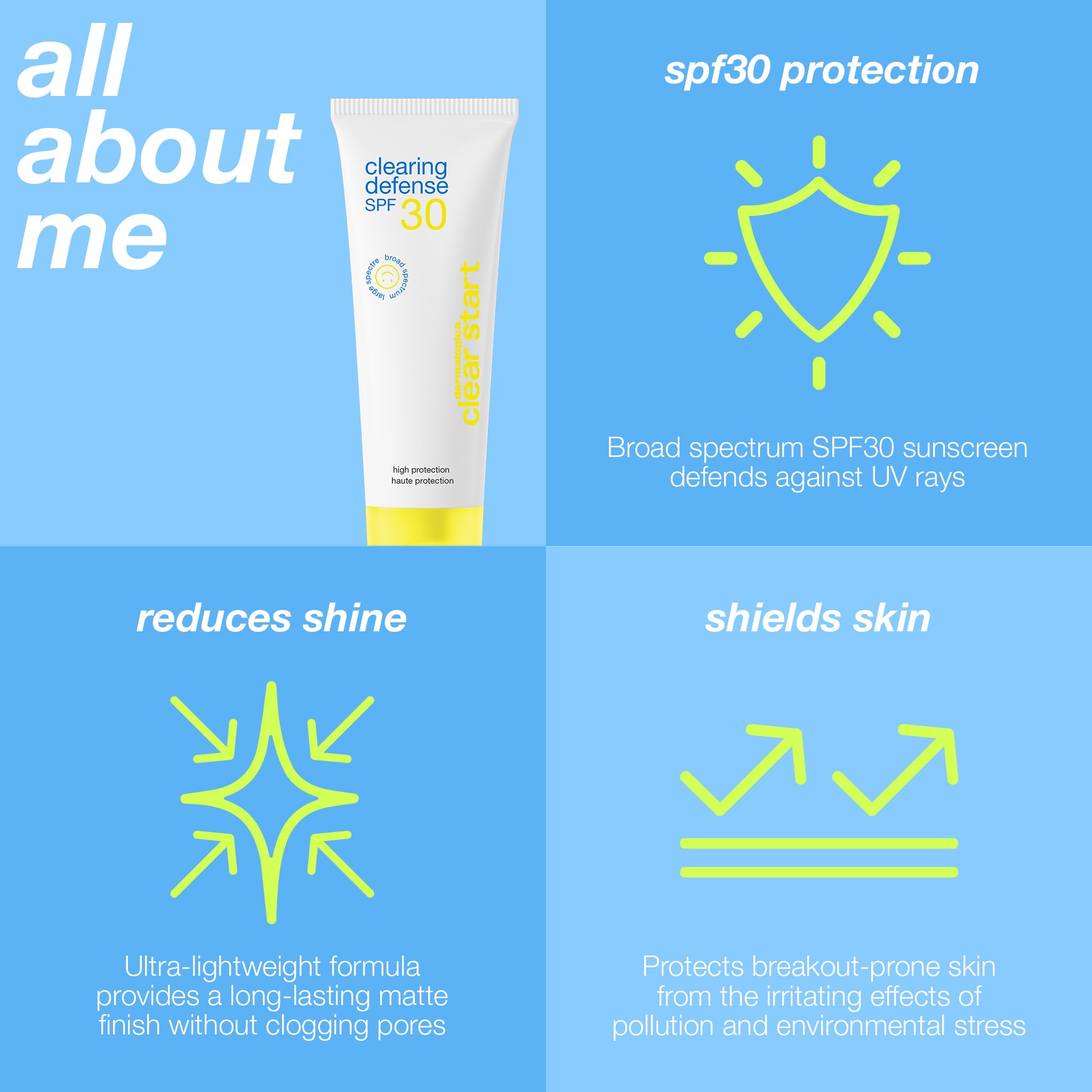 Dermalogica Clear Start teen SPF routine with broad spectrum SPF30
