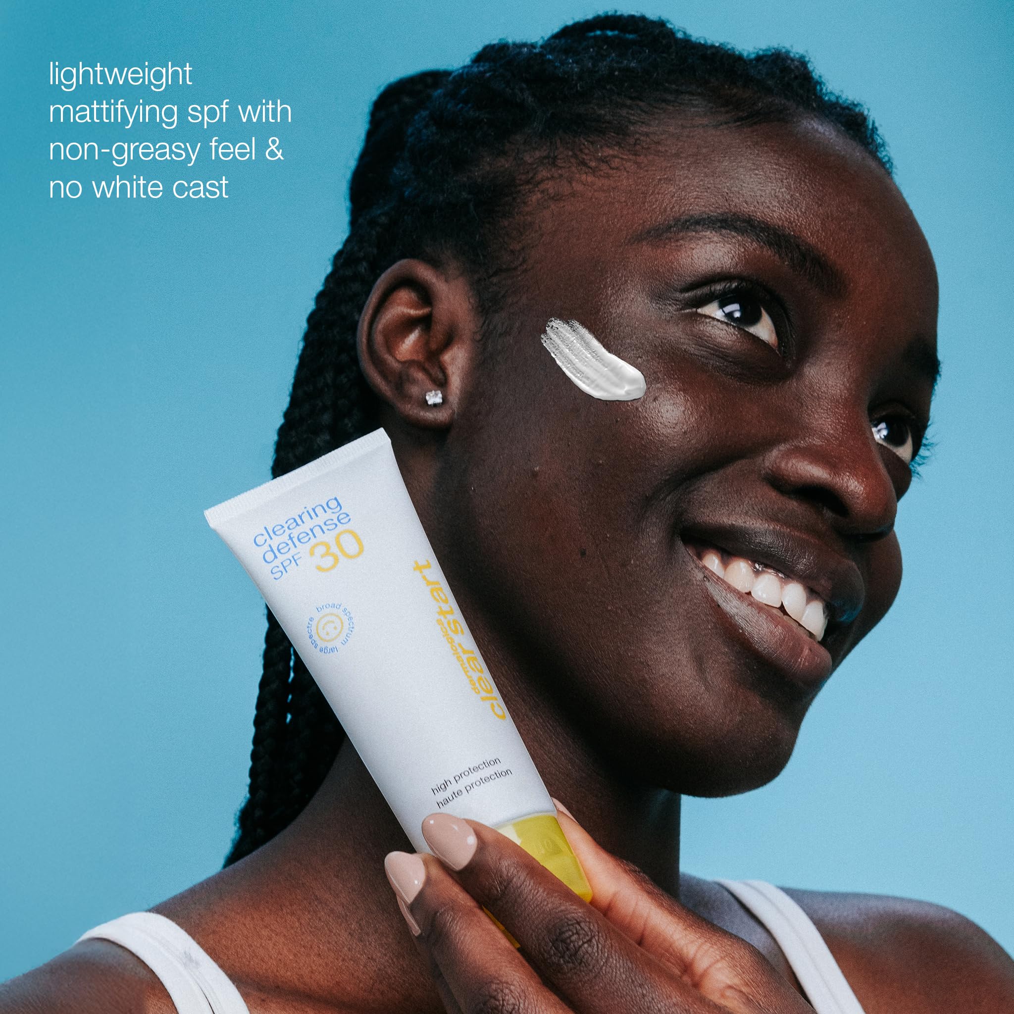Dermalogica Clear Start face and neck application in routine