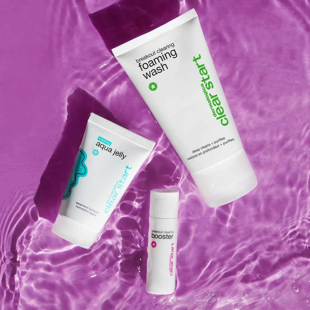 Dermalogica Clear Start On-the-go regimen compact kit for travel-ready routine.