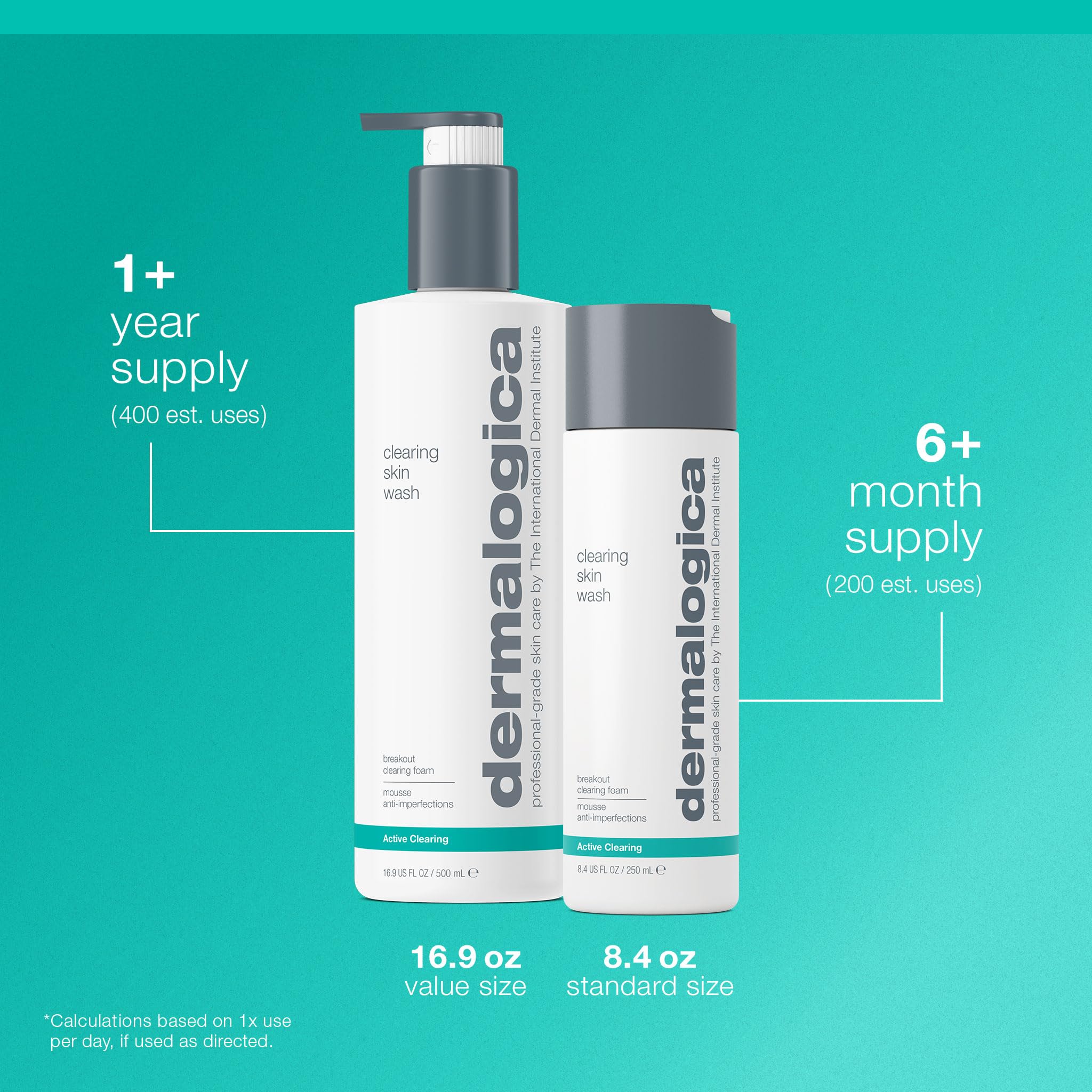 Dermalogica Clearing Skin Wash professional-grade formula visual cue.