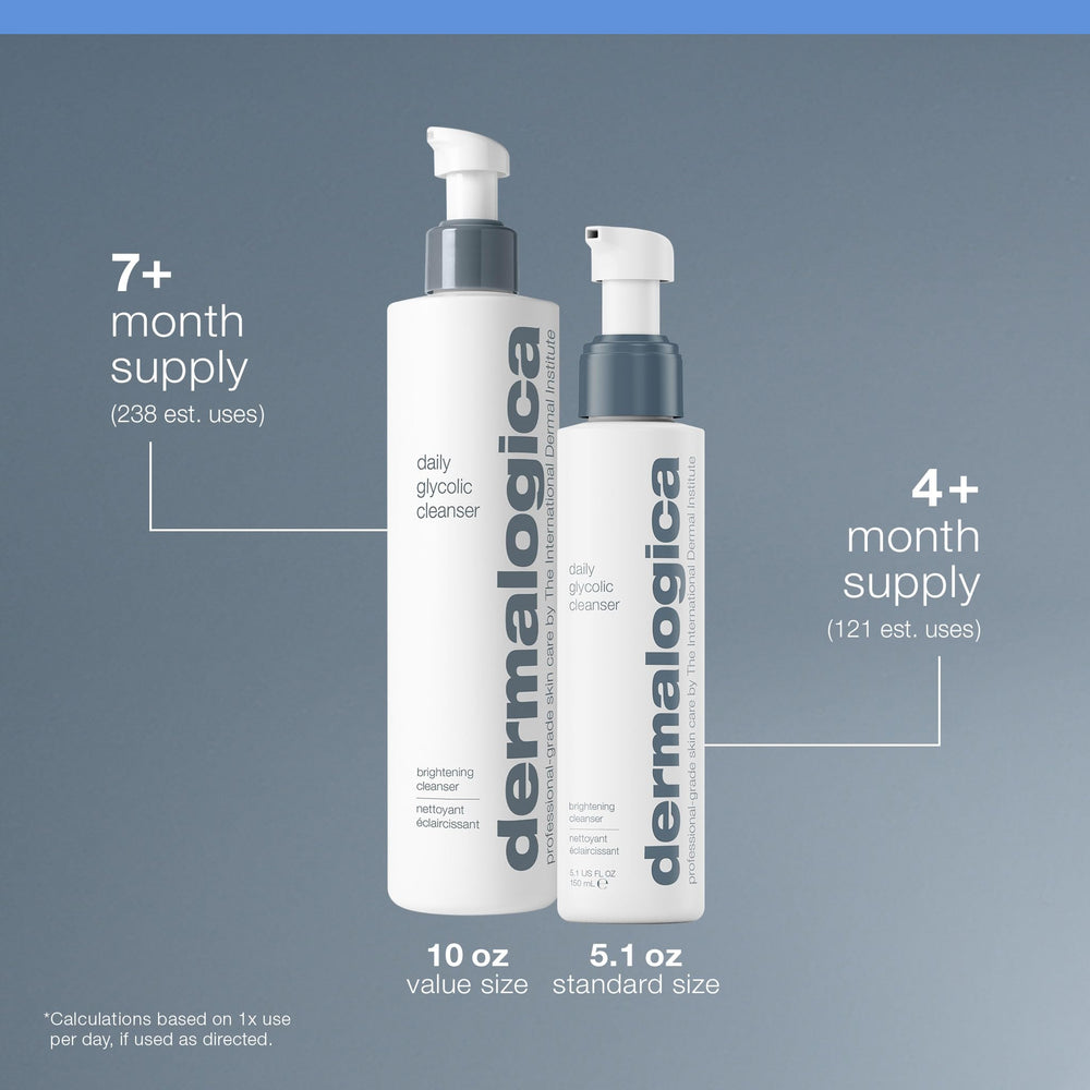 Dermalogica Daily Glycolic Cleanser buildup removal hints at cleaner pores