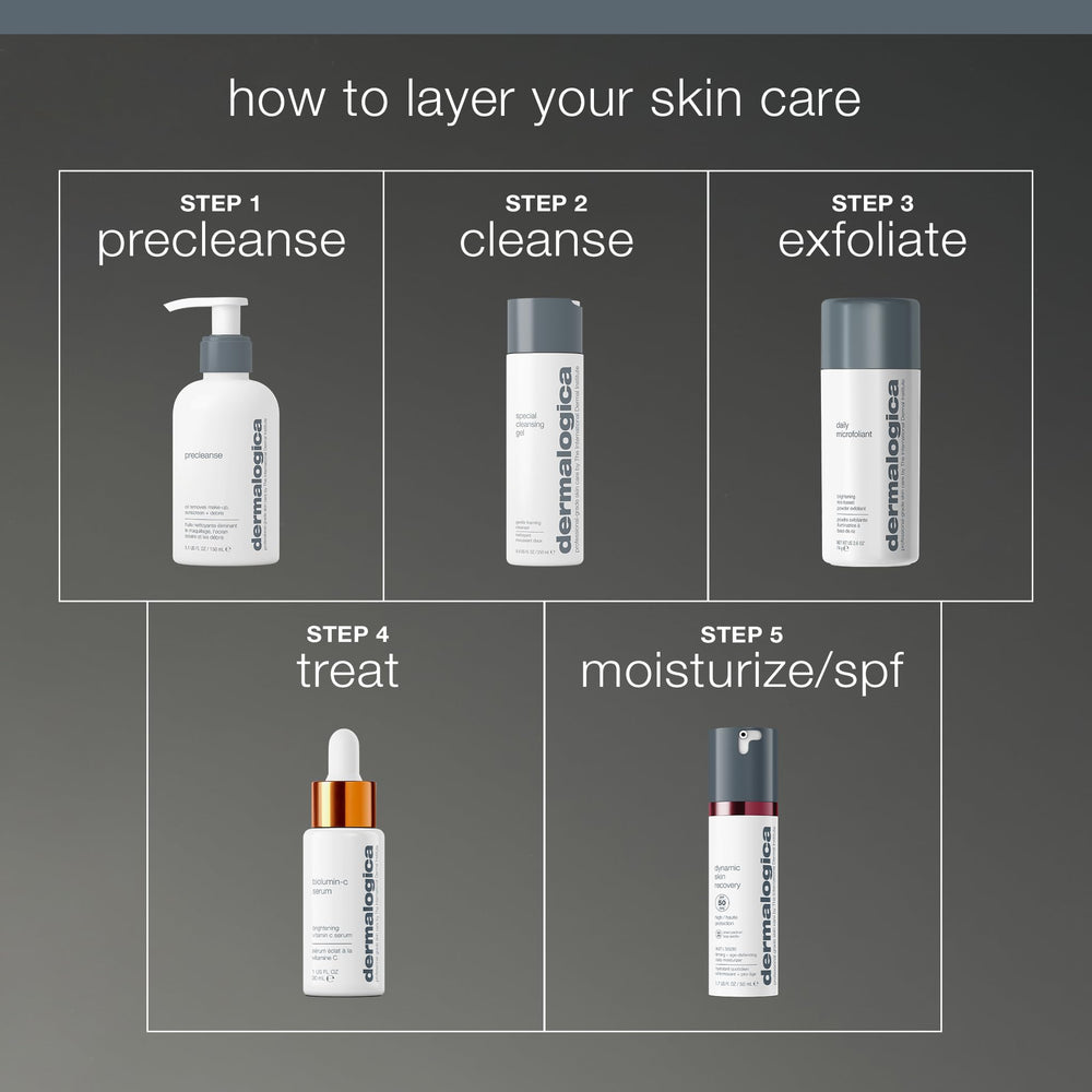 Dermalogica Daily Microfoliant after-use radiant glow on skin.