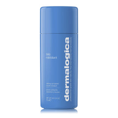 Dermalogica Daily Milkfoliant powder jar closeup shows gentle exfoliation for smoother skin
