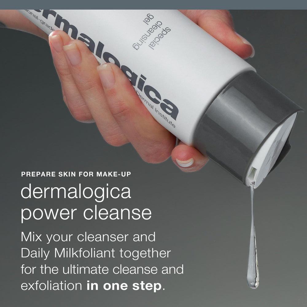 Dermalogica Daily Milkfoliant travel-size bottle ready for on-the-go routine.