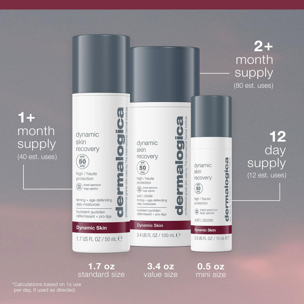 Dermalogica Dynamic Skin Recovery SPF50 outdoor-ready skin protection during sun exposure