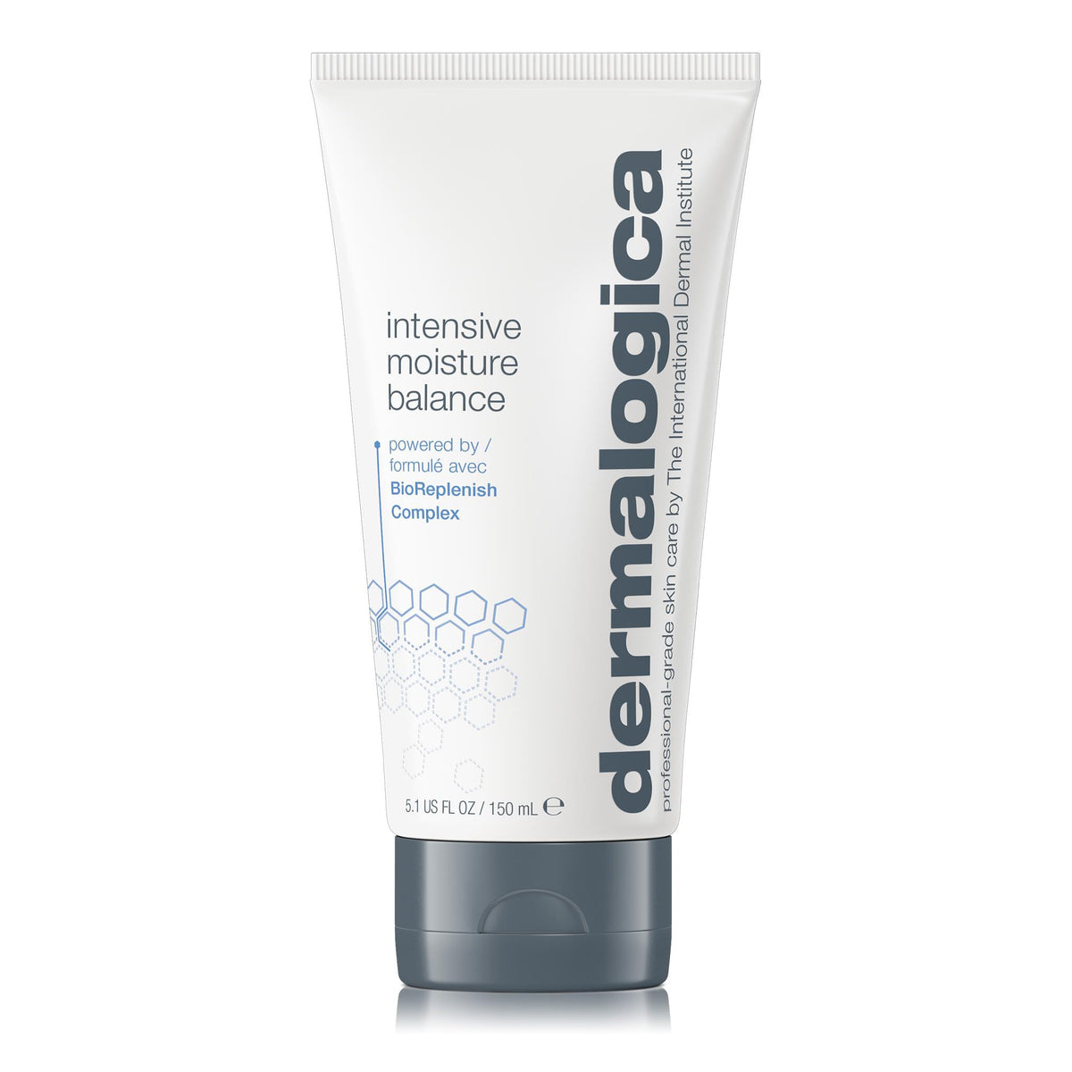 Dermalogica Intensive Moisture Balance jar demonstrates deep hydration for dry skin