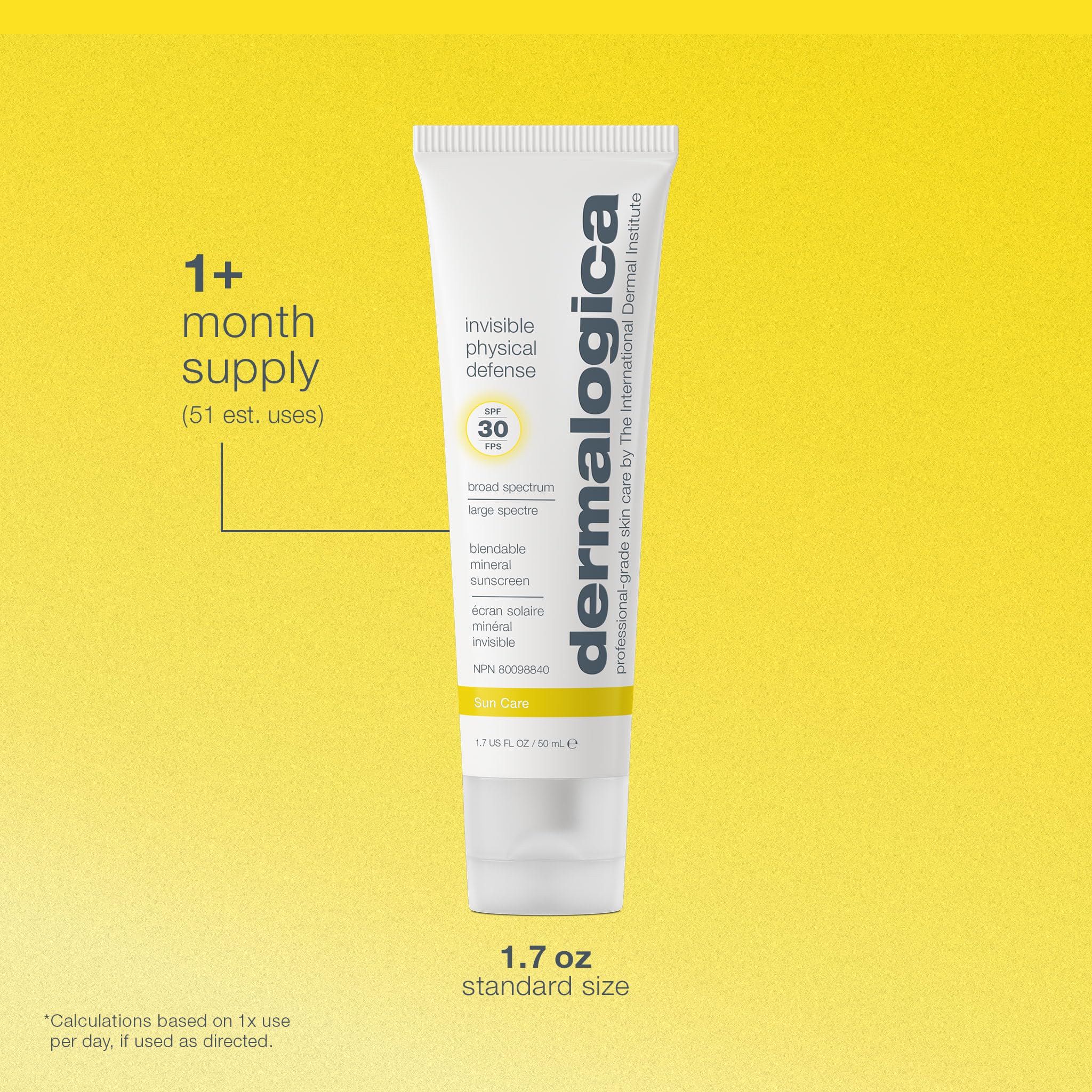Dermalogica Invisible Physical Defense SPF30 blended into daily skincare routine