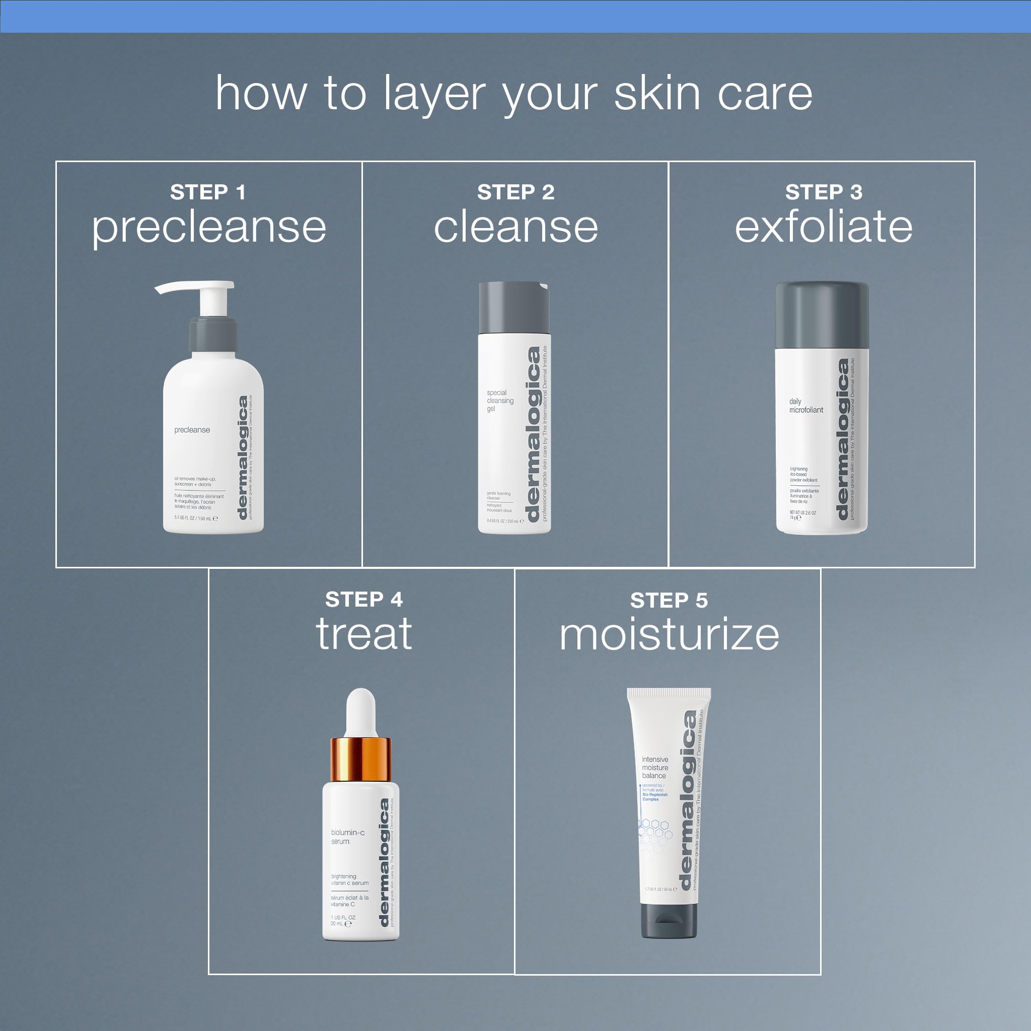 Dermalogica Jumbo 5.1 oz bottle on shelf suggests generous daily-use size