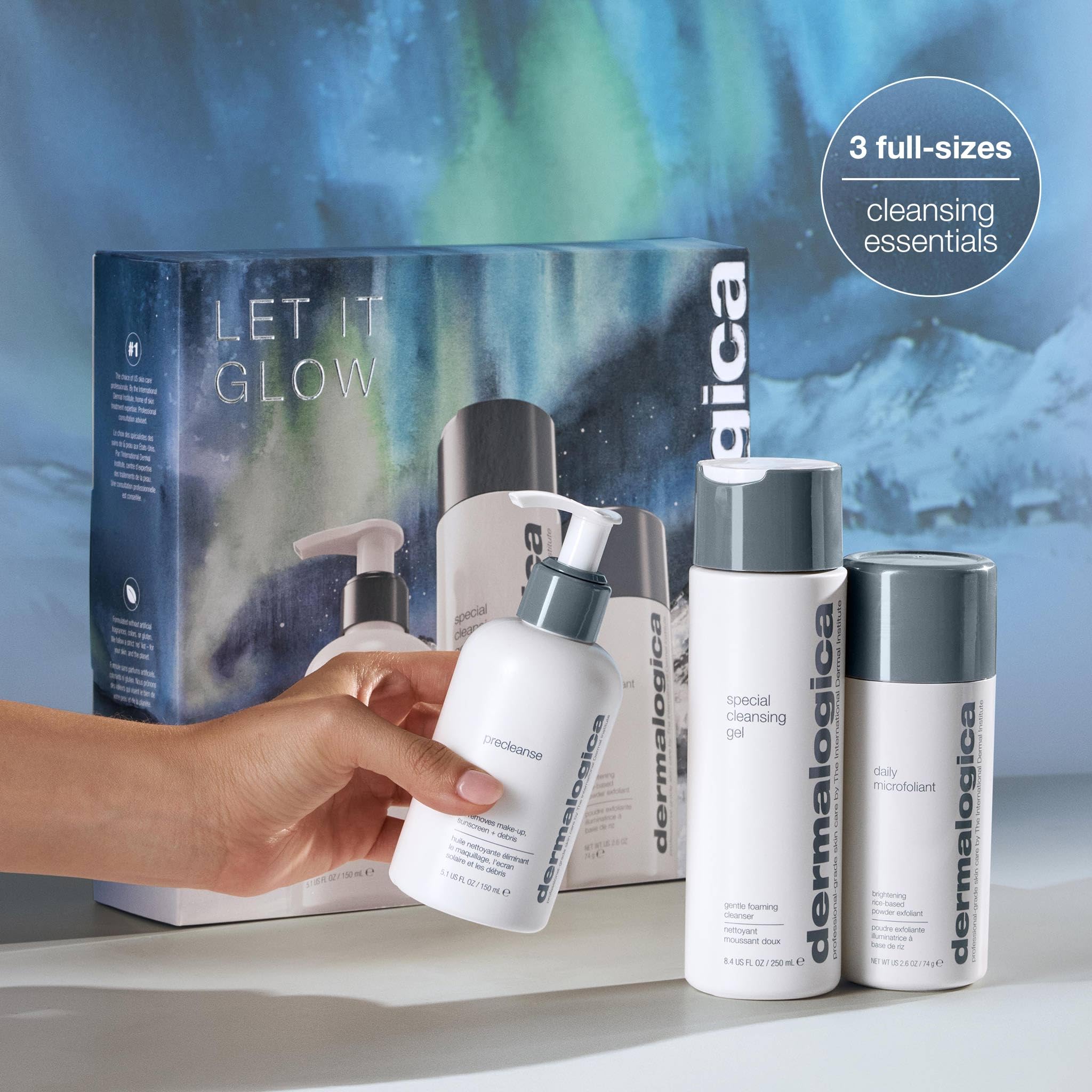 Dermalogica Let It Glow Special Cleansing Gel tube with rich lather