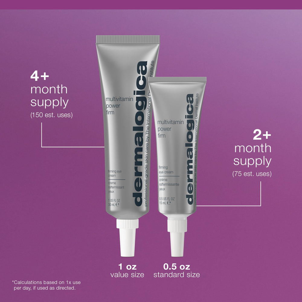 Dermalogica Multivitamin Power Firm Eye Cream prepares delicate skin for concealer.