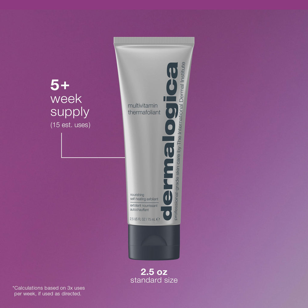 Dermalogica Multivitamin Thermafoliant retinol-glow hints at rejuvenation without overpromising