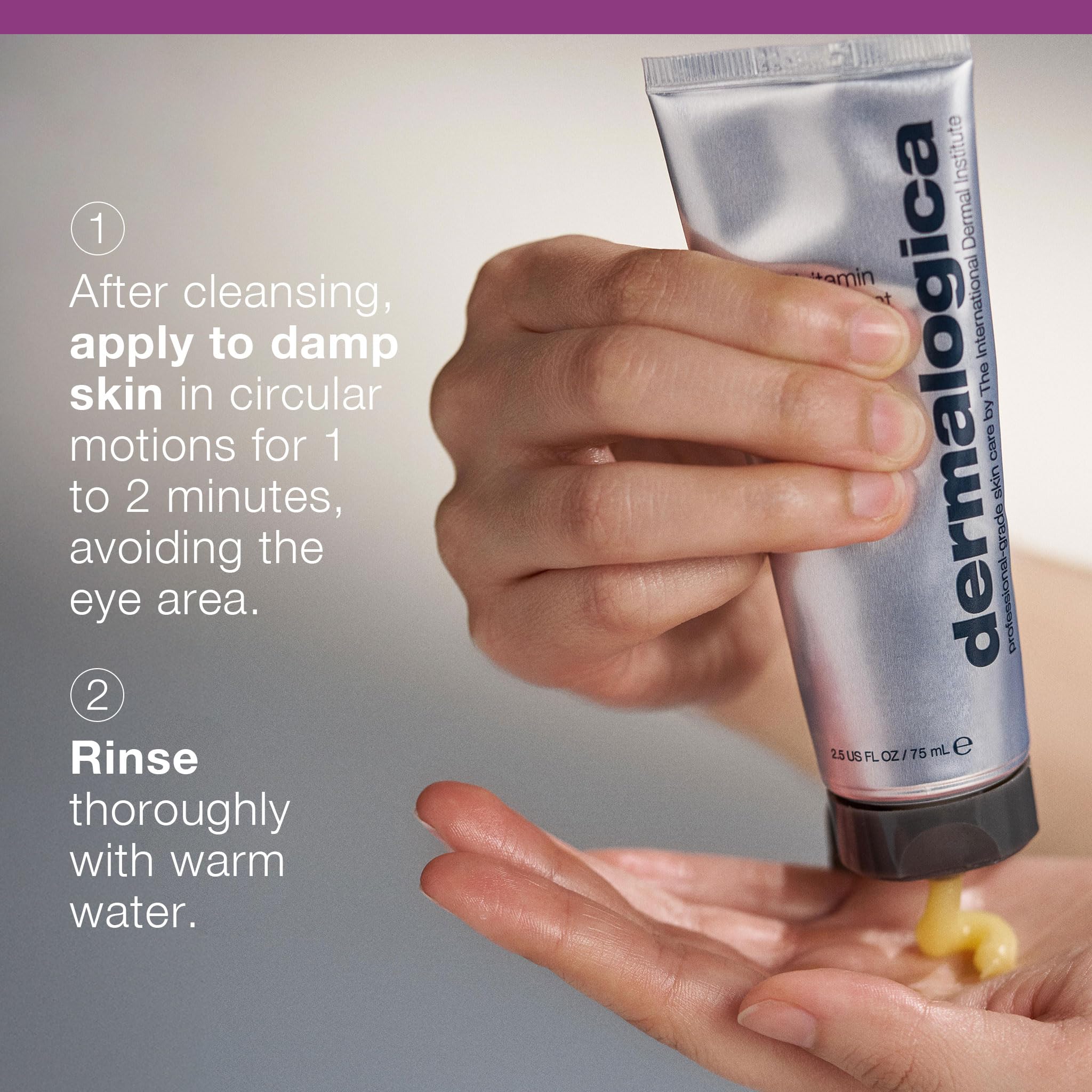 Dermalogica Multivitamin Thermafoliant salicylic-acid ingredient showcases clear exfoliation benefits