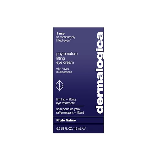 Dermalogica Phyto Nature Eye Cream application demonstrates rich texture for hydrating under-eyes.