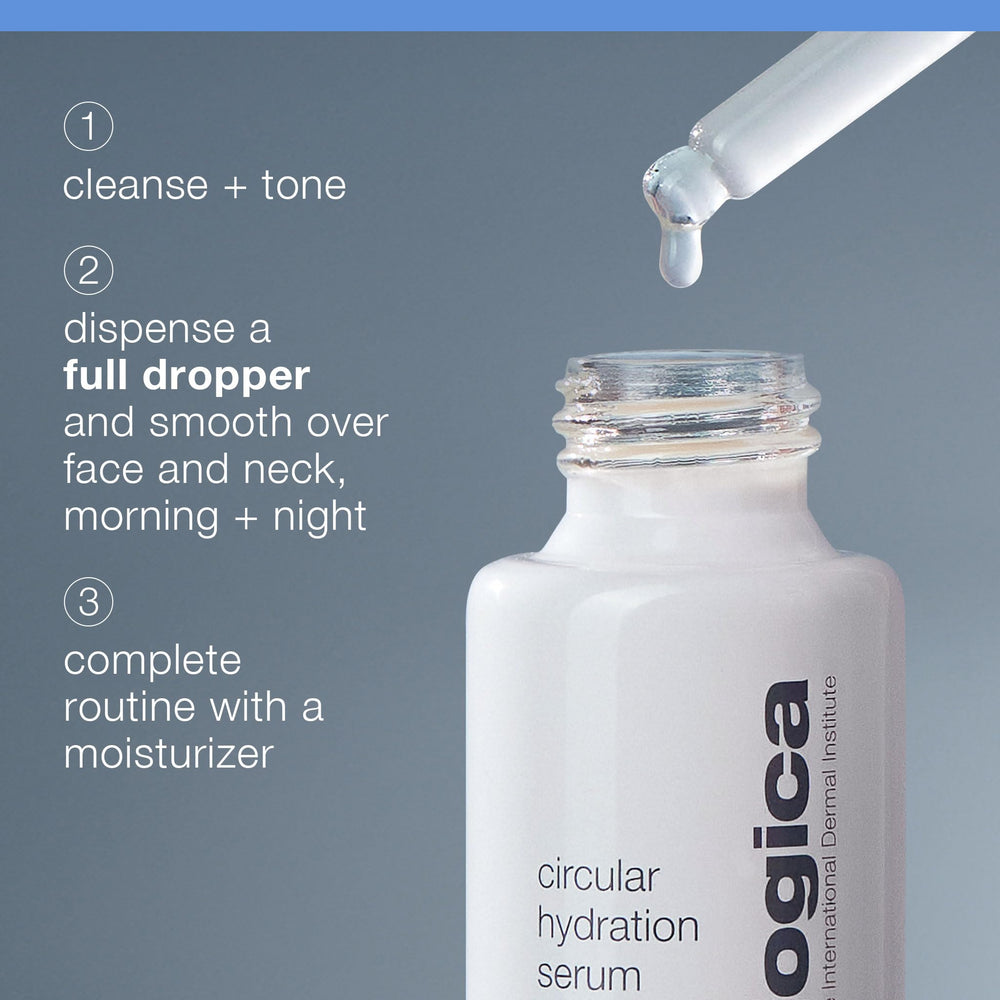 Dermalogica Polyglutamic acid moisture lock shown on skin.