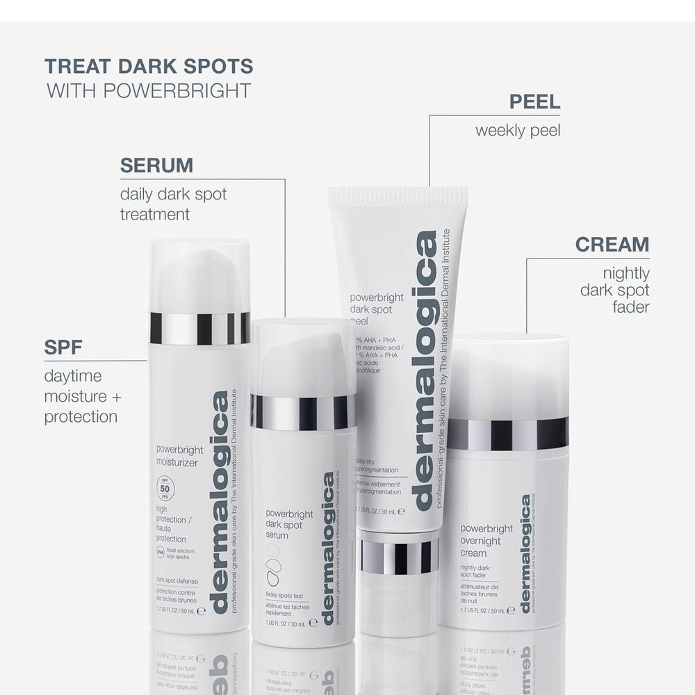 Dermalogica PowerBright Moisturizer SPF50 daytime routine shot for morning protection.