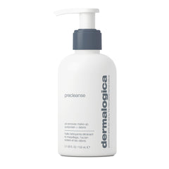 Dermalogica PreCleanse oil bottle pour dissolves makeup before cleansing.