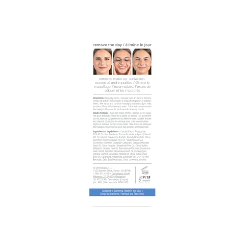 Dermalogica PreCleanse oil in hand for gentle face application.