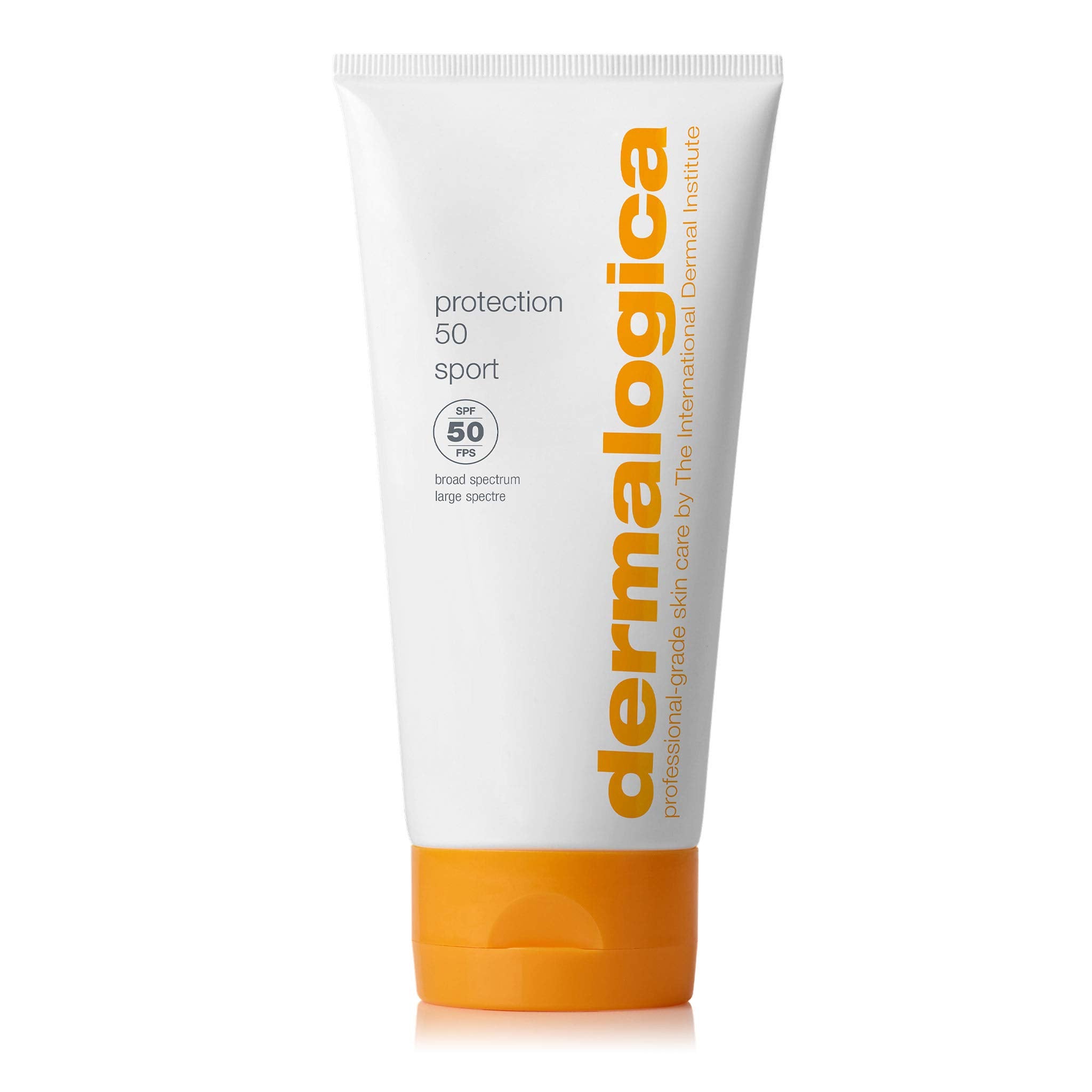 Dermalogica Protection 50 Sport SPF50 bottle ready for outdoor workouts with reliable broad-spectrum protection