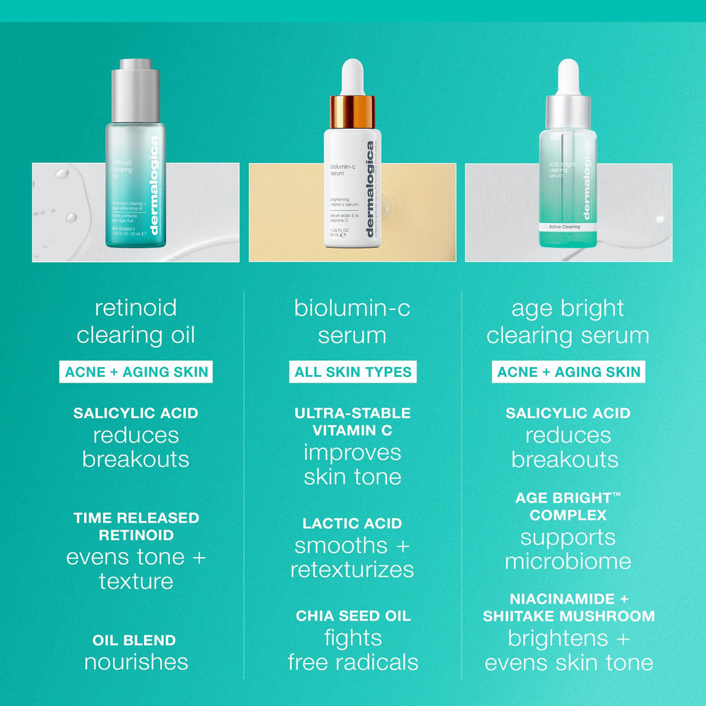 Dermalogica Retinol Clearing Oil golden jojoba delivers lightweight hydration