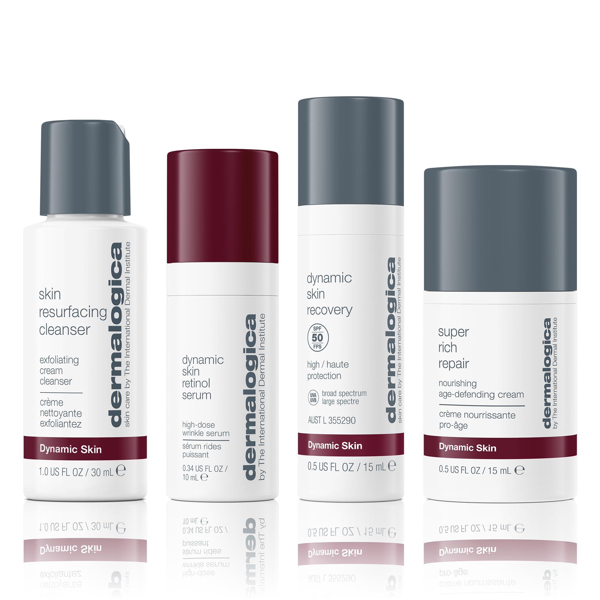 Dermalogica Skin Aging Solutions Kit cleanser bottle for daily cleansing and balanced skin.