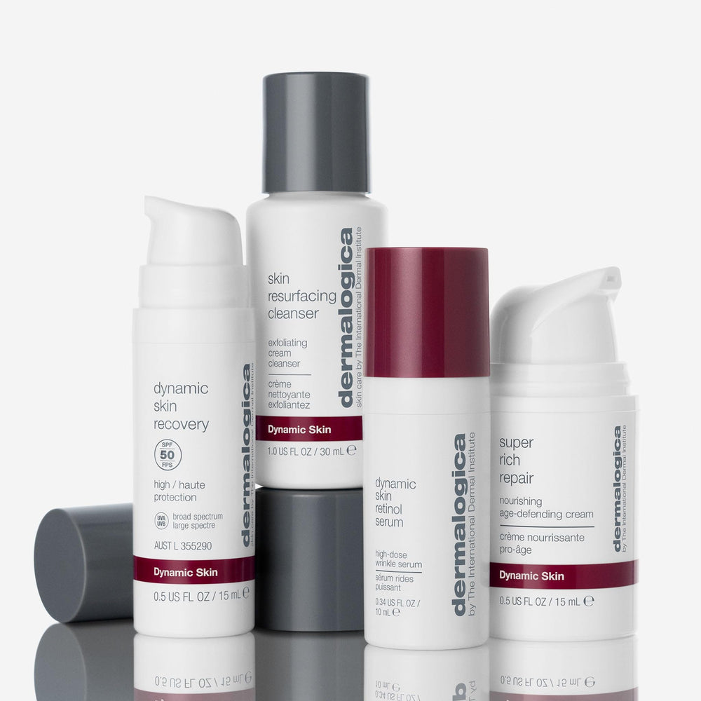 Dermalogica Skin Aging Solutions Kit moisturizer SPF50 bottle providing broad-spectrum protection.