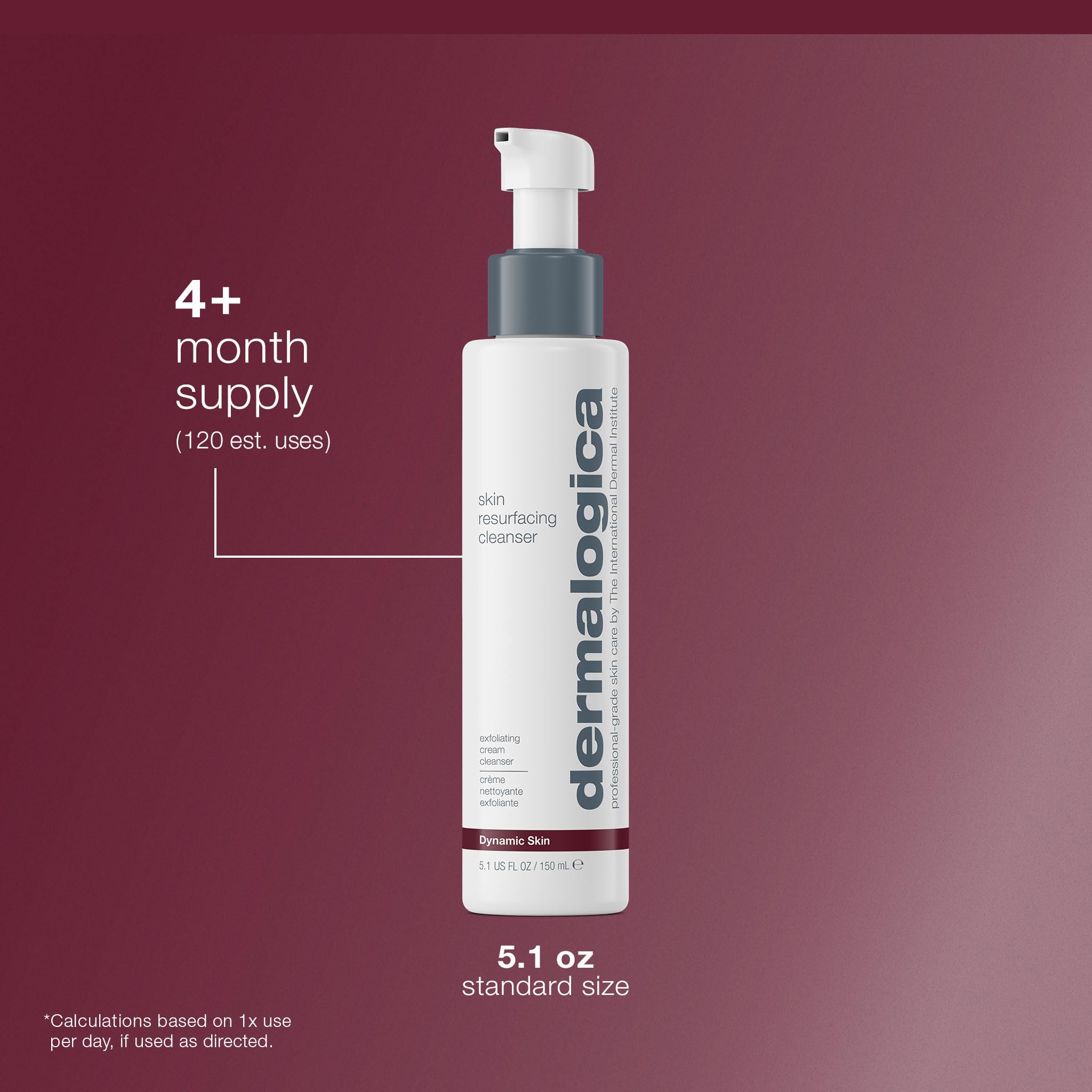 Dermalogica Skin Resurfacing Cleanser packaging image communicates professional-grade skincare