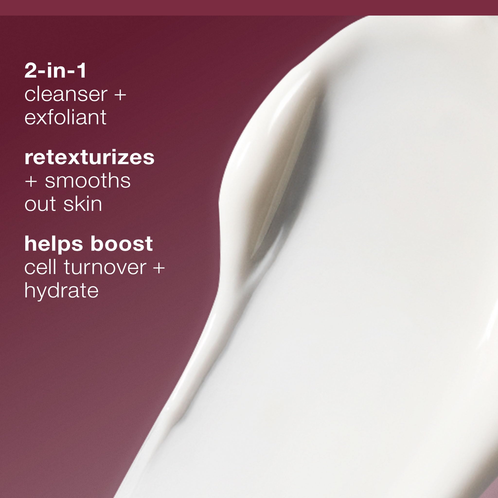 Dermalogica Skin Resurfacing Cleanser close-up texture highlights exfoliating particles for renewal
