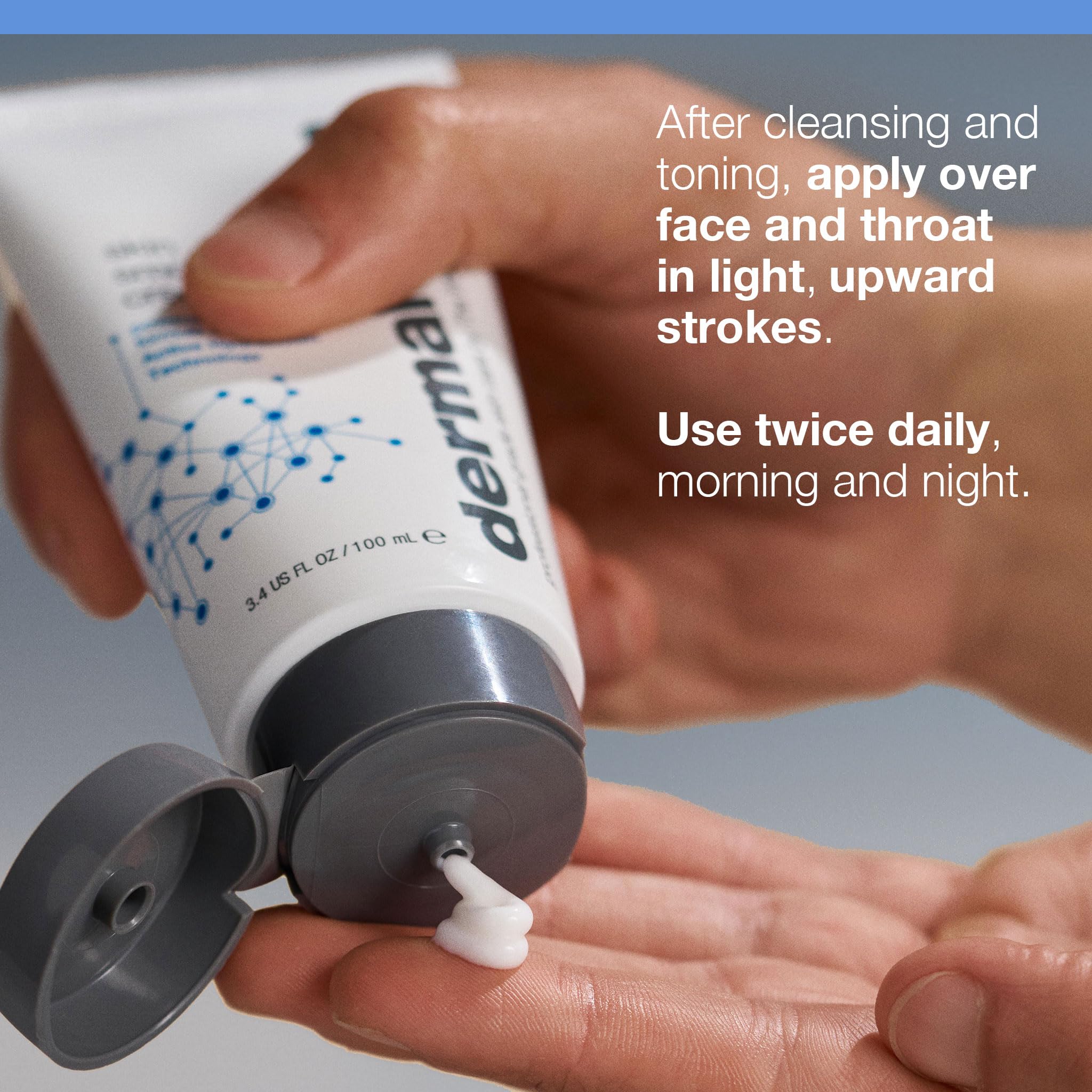 Dermalogica Skin Smoothing Cream HydraMesh technology illustration for lasting moisture