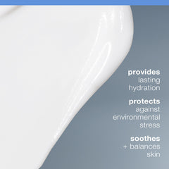 Dermalogica Skin Smoothing Cream jar open reveals creamy texture for 48-hour hydration.