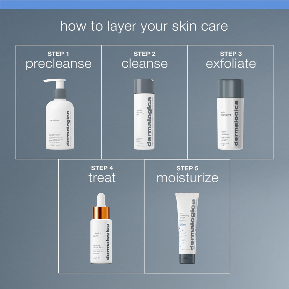 Dermalogica Skin Smoothing Cream packaging box with branding and ingredients.