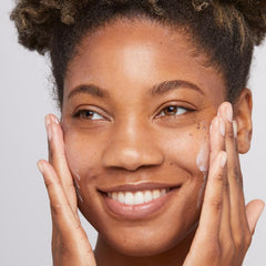Dermalogica Skin Smoothing Cream texture closeup highlights creamy moisture