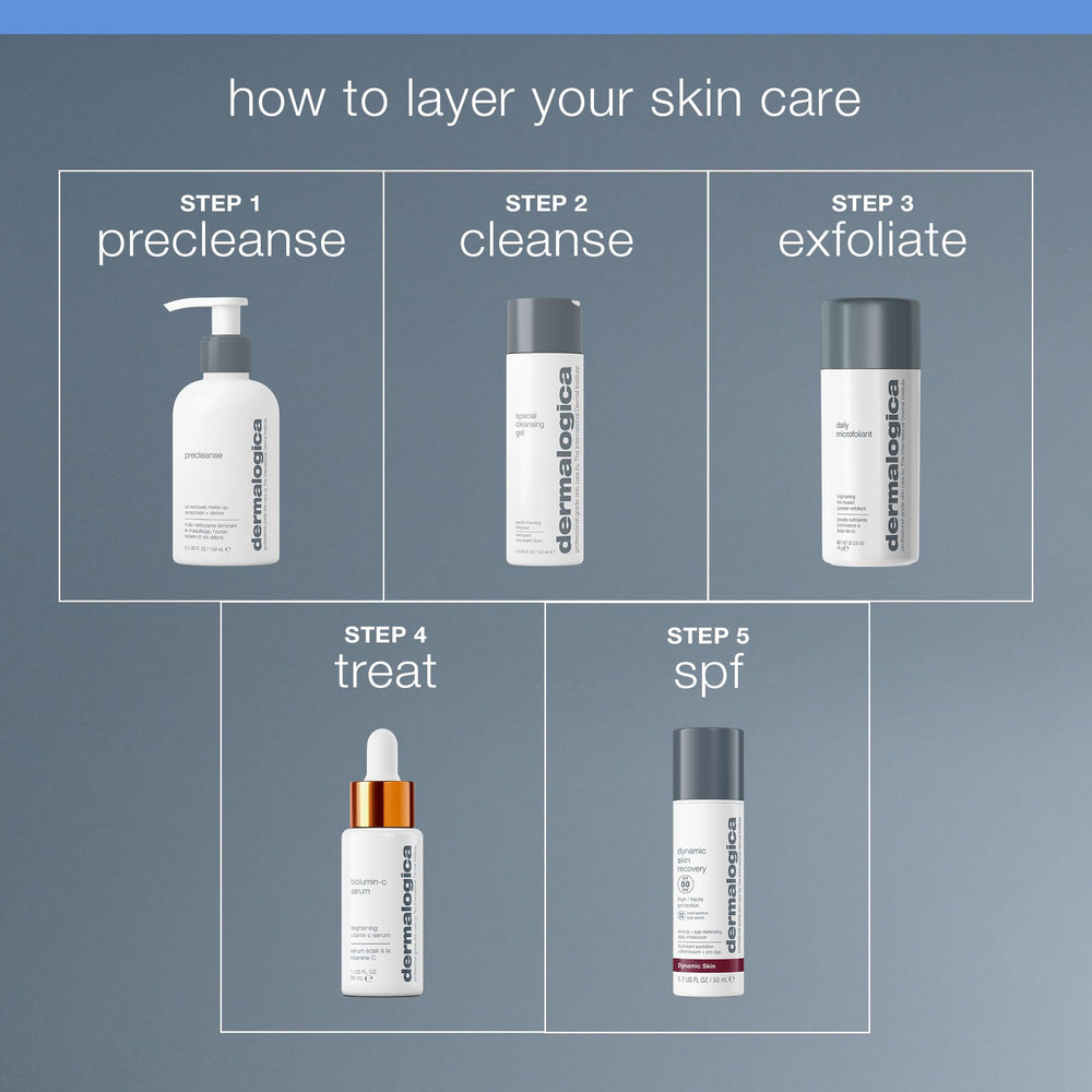 Dermalogica Special Cleansing Gel balanced-skin finish suggests clean, comfortable results