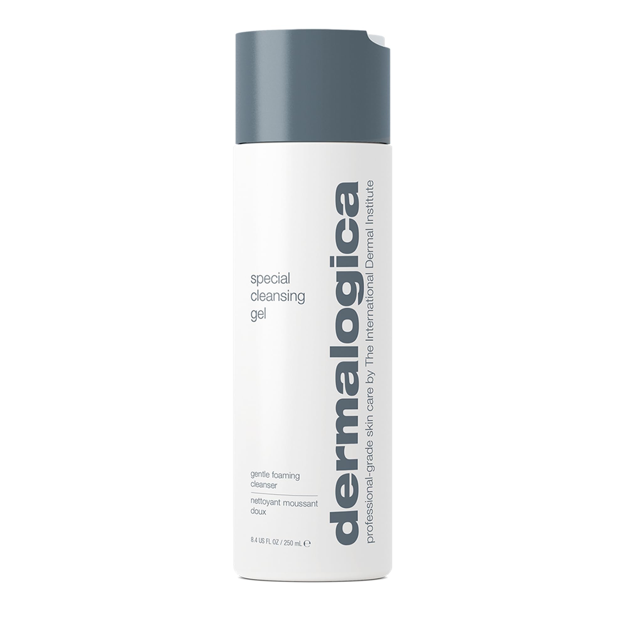 Dermalogica Special Cleansing Gel bottle closeup for a gentle daily cleanse.