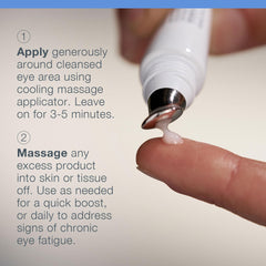 Dermalogica Stress Positive Eye Lift Mask ready in 3-5 minutes for quick treatment