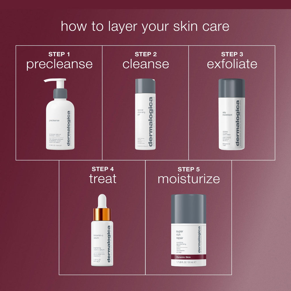 Dermalogica Super Rich Repair night-use glow signals overnight nourishment.