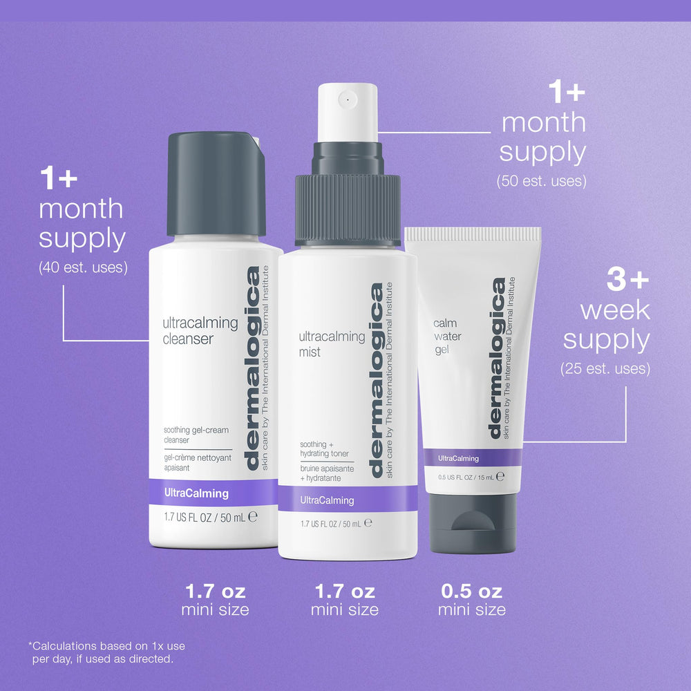 Dermalogica Ultracalming Cleanser close-up foam demonstrates gentle cleansing.