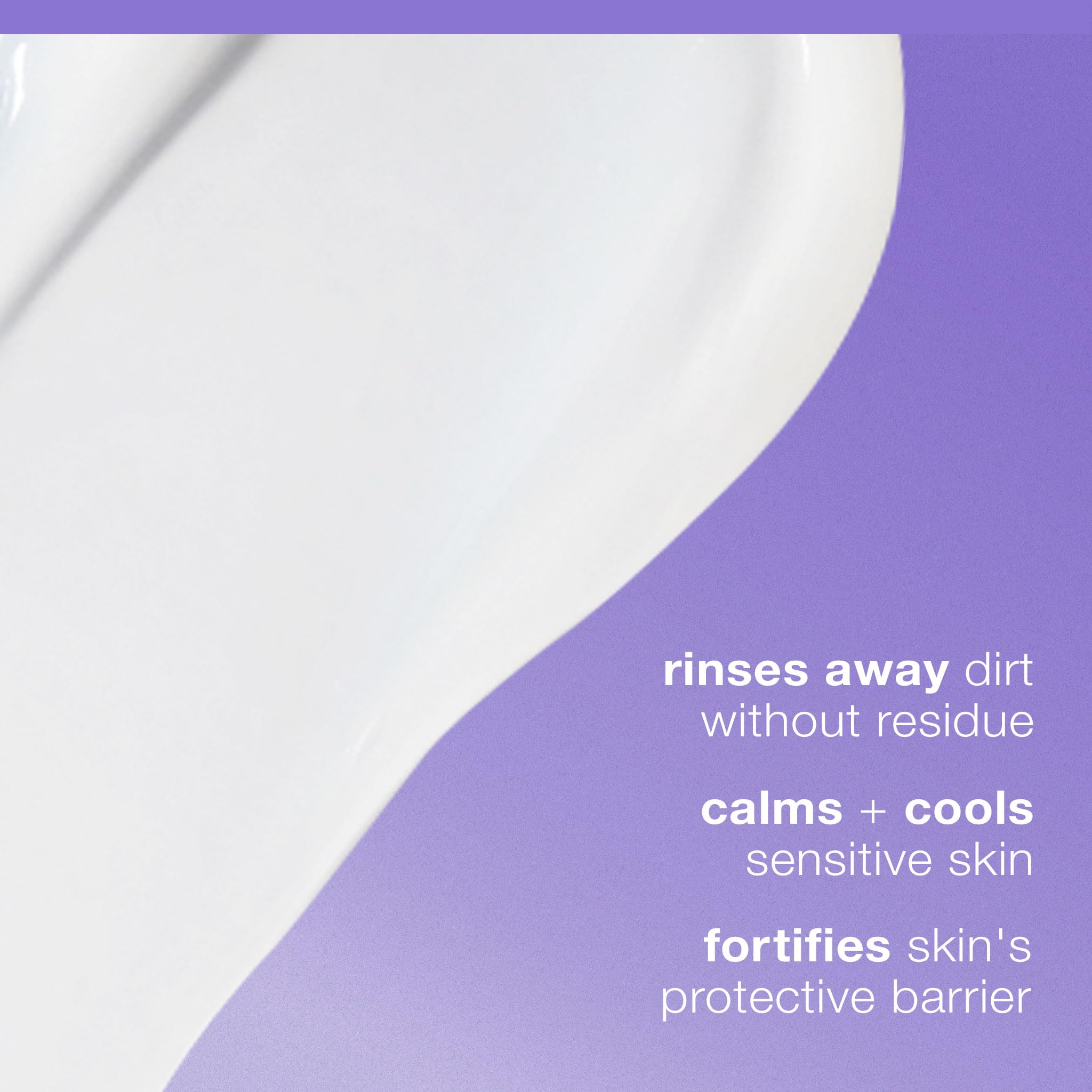 Dermalogica Ultracalming Cleanser gel-cream texture highlights non-irritating cleansing