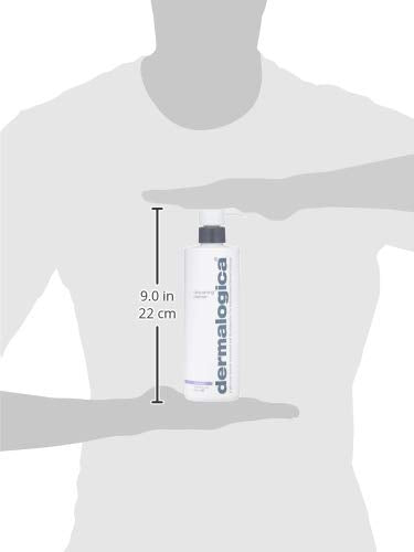 Dermalogica Ultracalming Cleanser packaging highlights 16.9 oz size for regular use