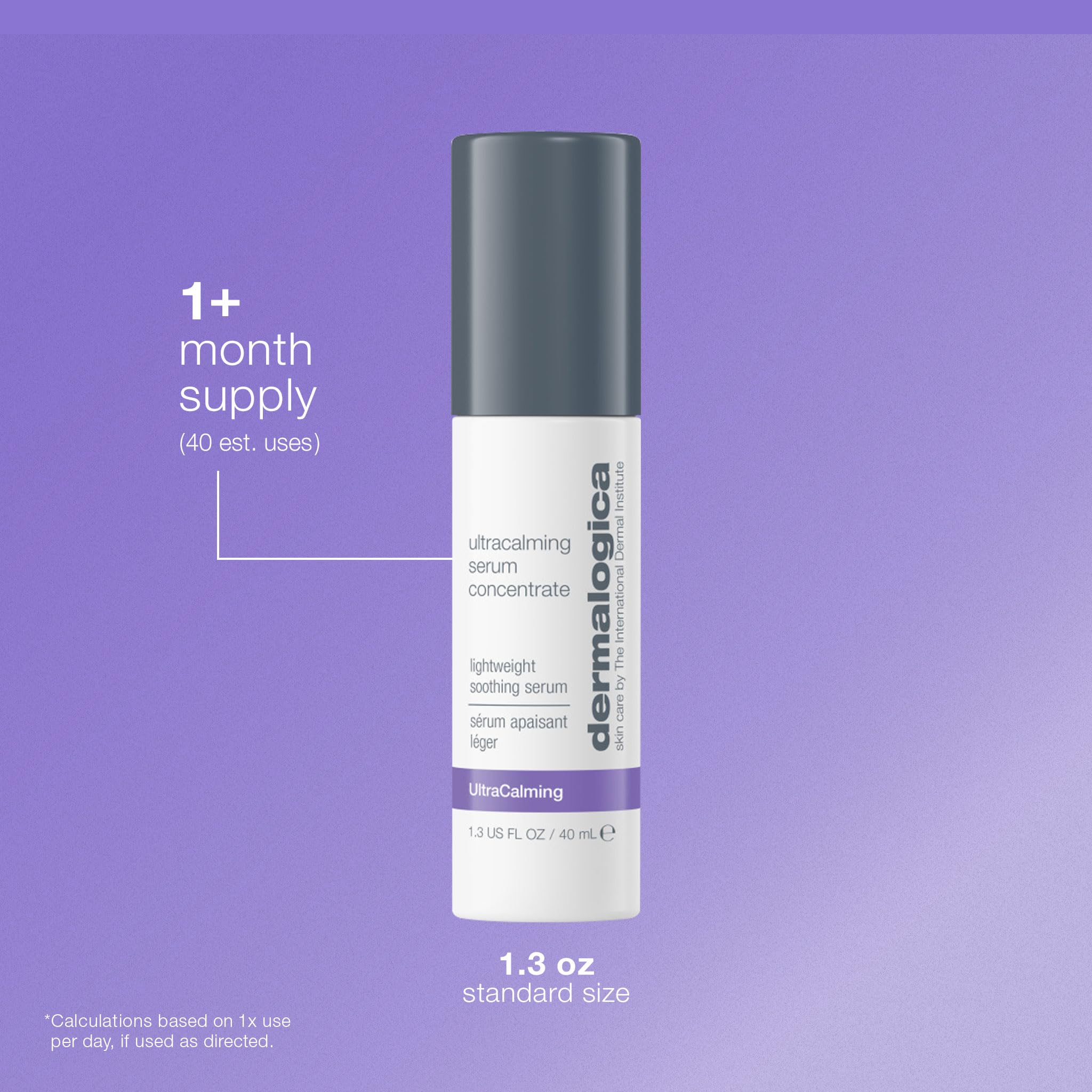 Dermalogica Ultracalming Serum Concentrate oat extract illustrates soothing defense