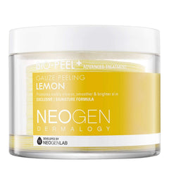 DERMALOGY by NEOGENLAB Bio-Peel Gauze Lemon packshot shows gentle exfoliation for a fresh complexion.