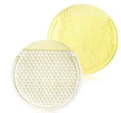 DERMALOGY by NEOGENLAB Bio-Peel Gauze Lemon texture closeup highlights dual-textured pads for even skin prep.