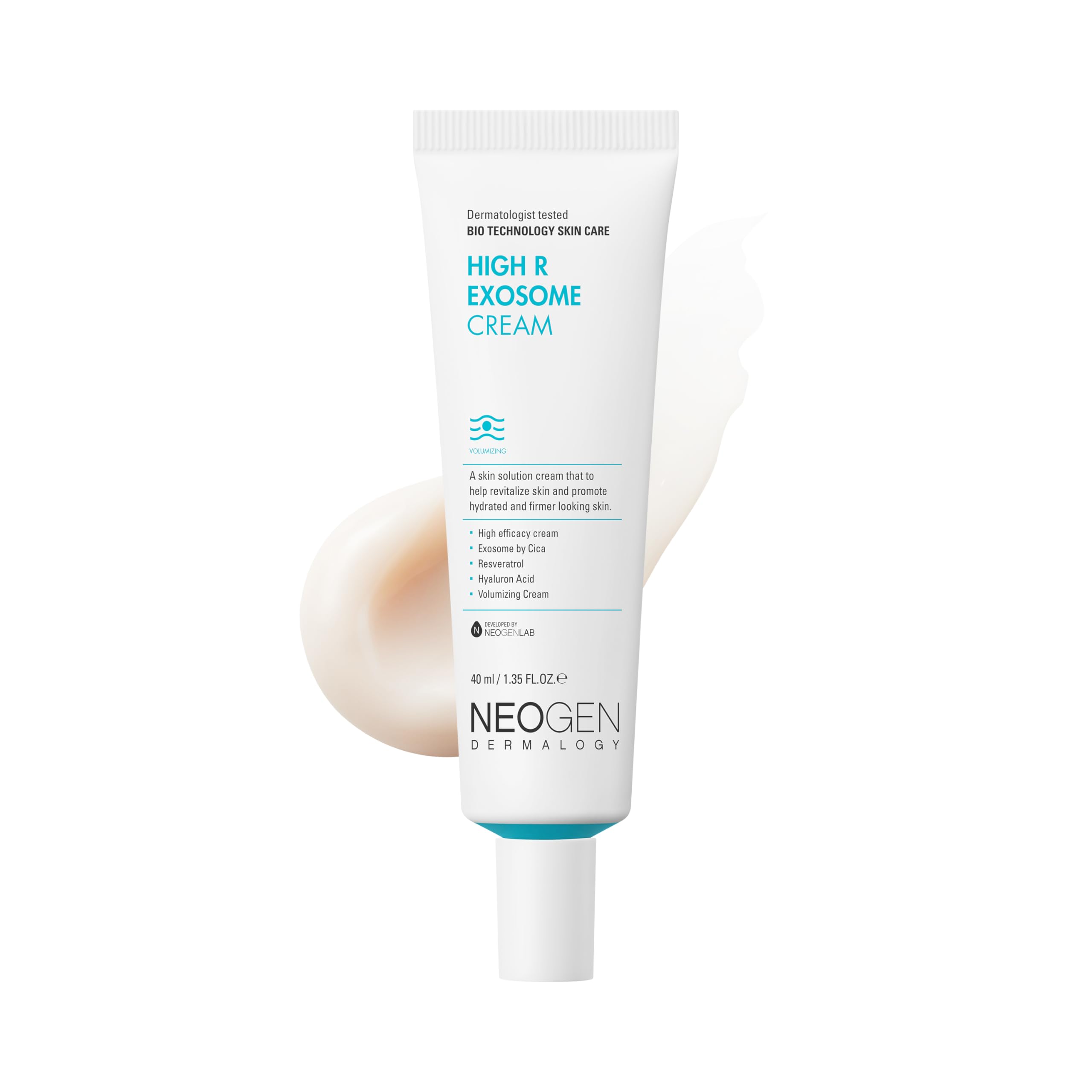 DERMALOGY by NEOGENLAB High-R Exosome Cream bottle for deep hydration and smoother skin.