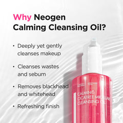 DERMALOGY by NEOGENLAB Micellar oil texture on hand, lightweight and non-greasy