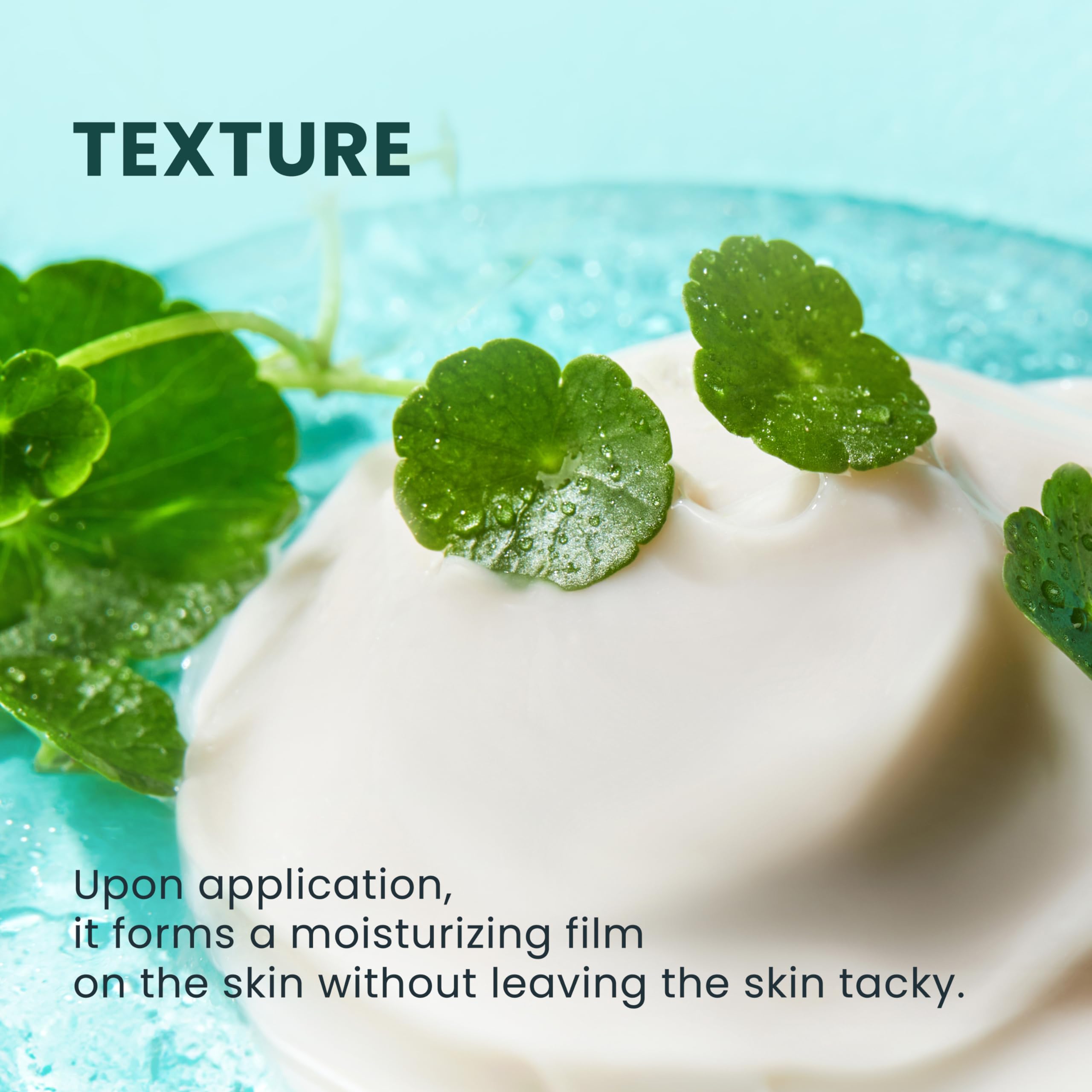 Vitamins and amino acids nourish the skin in a comprehensive blend.