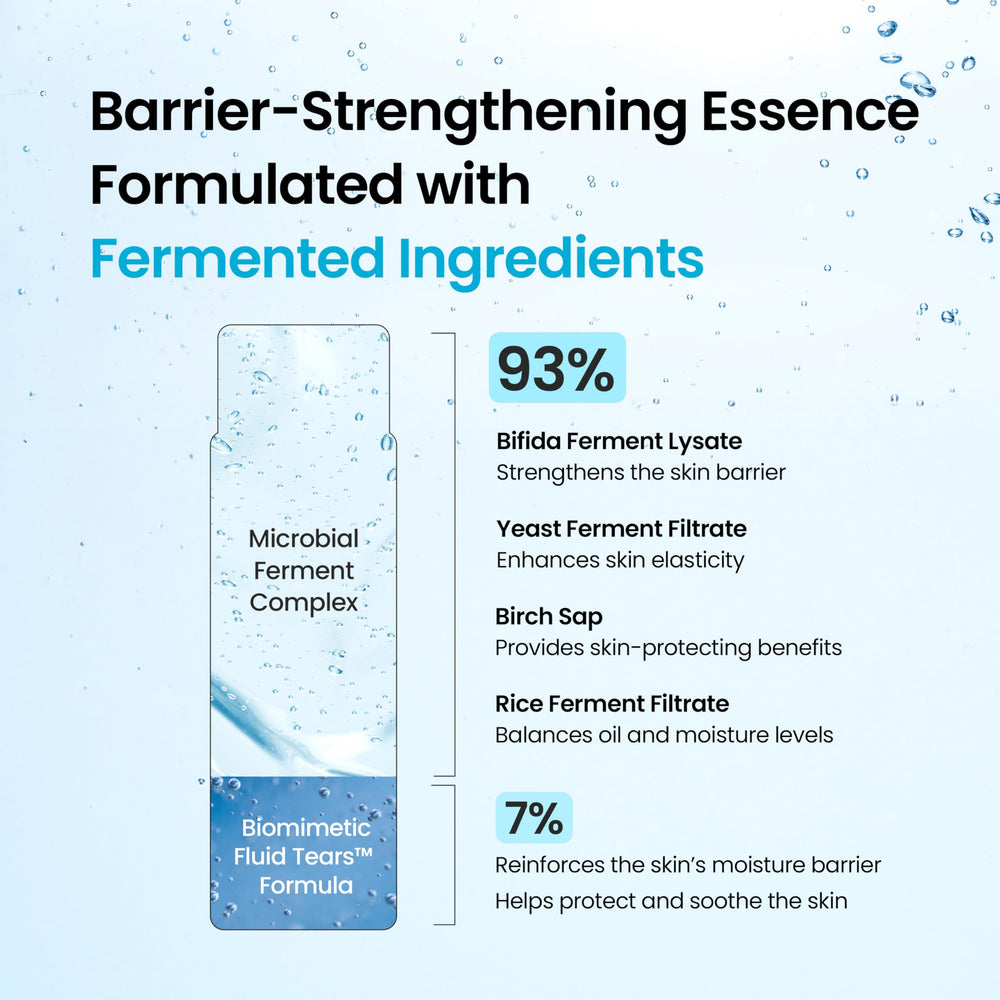DERMALOGY Real Ferment Micro Essence rice extract balances oil and moisture for radiant skin.