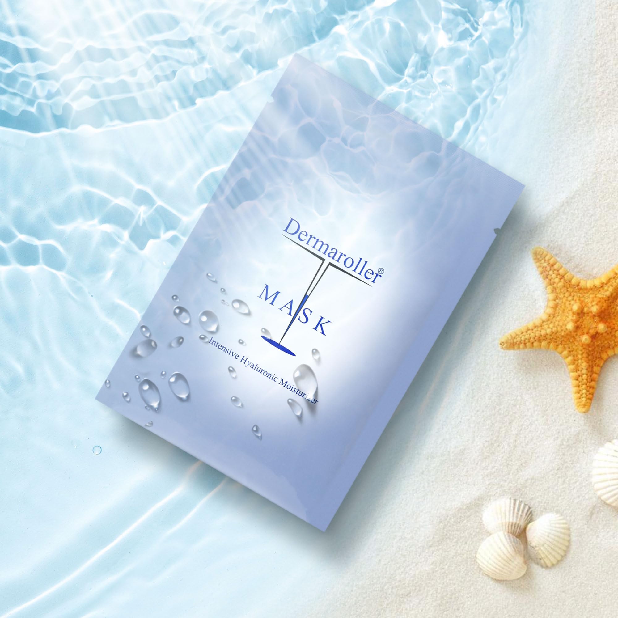 Dermaroller Hydrating Mask Sheets on hand for easy at-home spa-like application