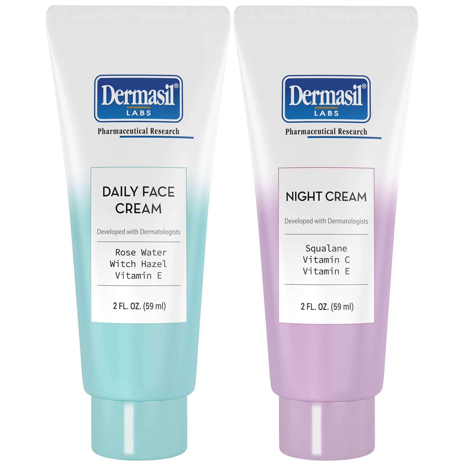 Dermasil pack doble hidrata la piel día y noche para uso diario.