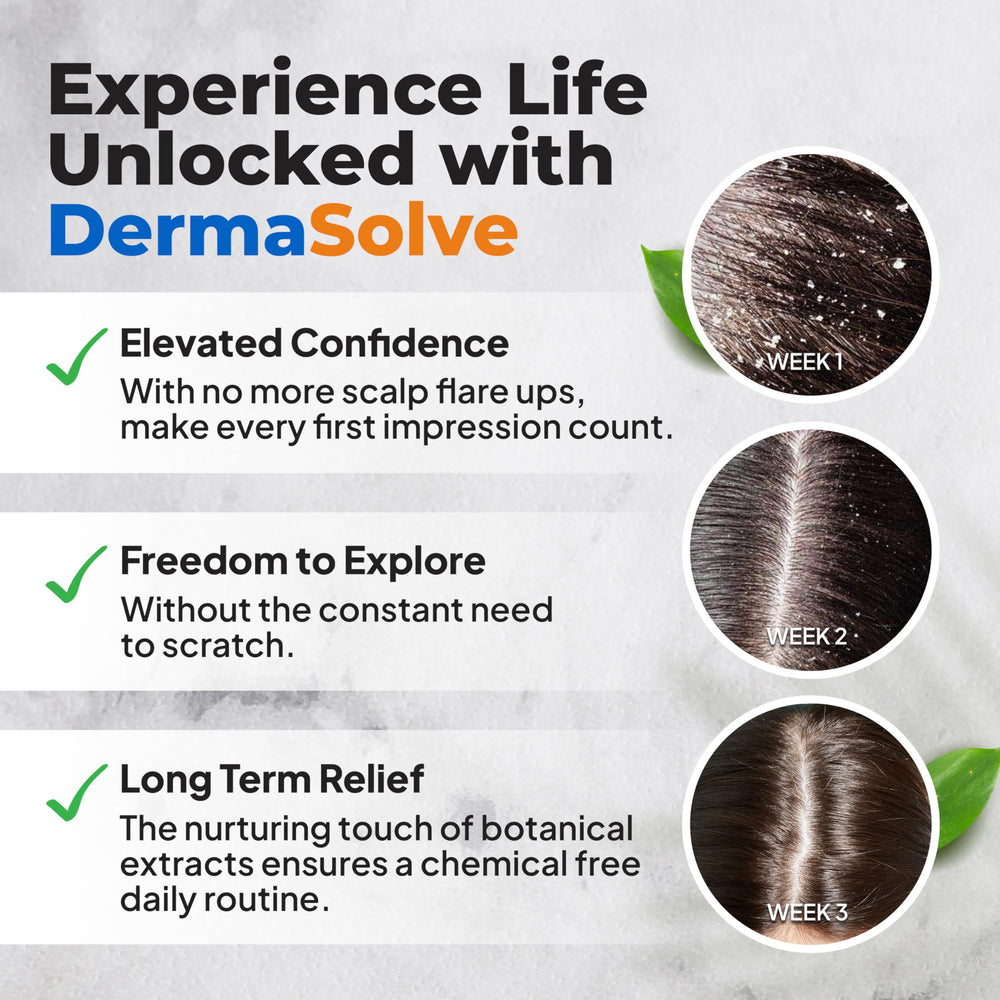 Dermasolve chamomilla extract jar shows soothing formula for calmer scalp