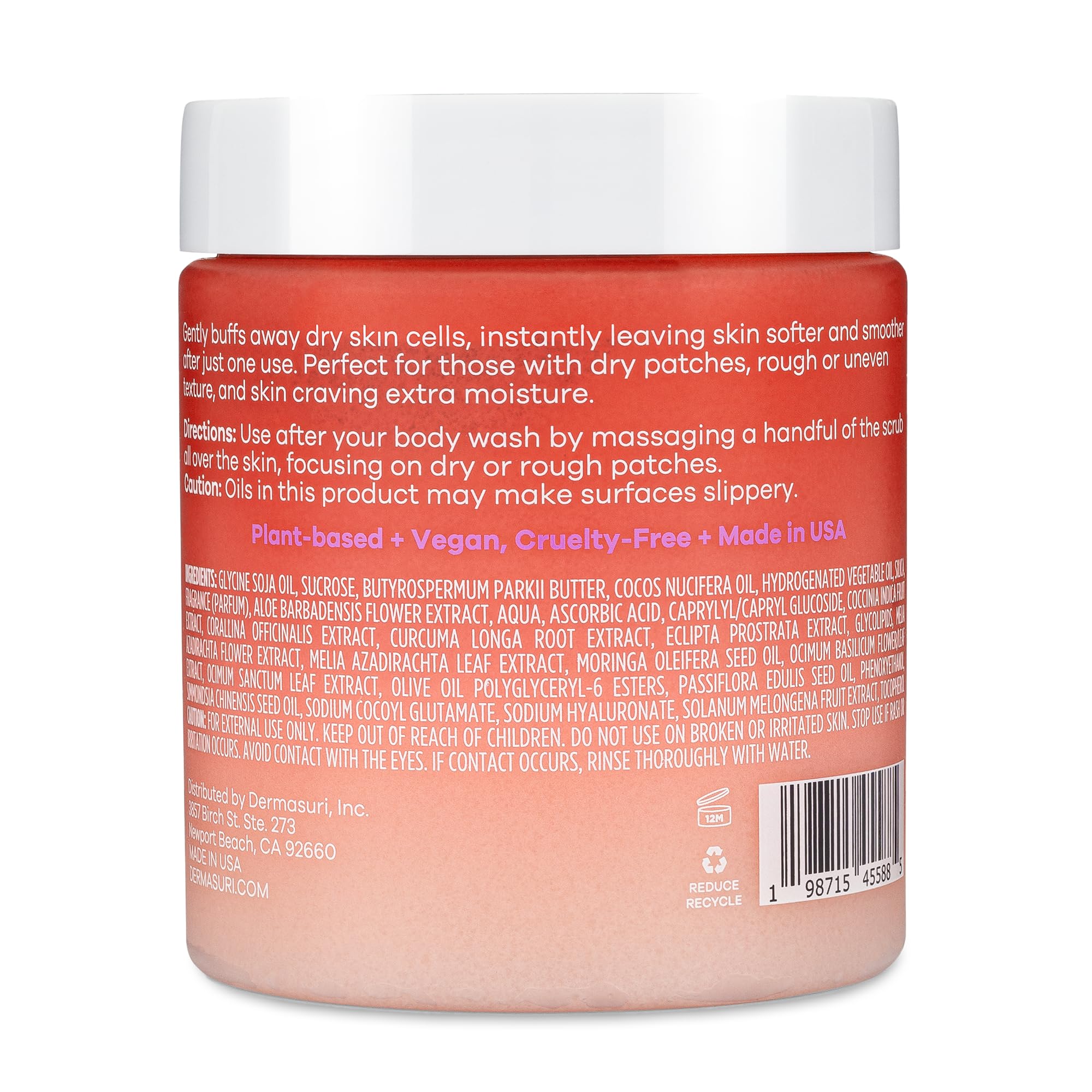 Dermasuri deep hydration formula shown with silky soft skin